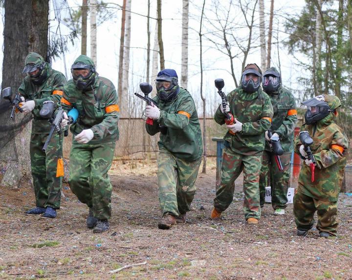 Terrain de paintball pour enfant à Creuse